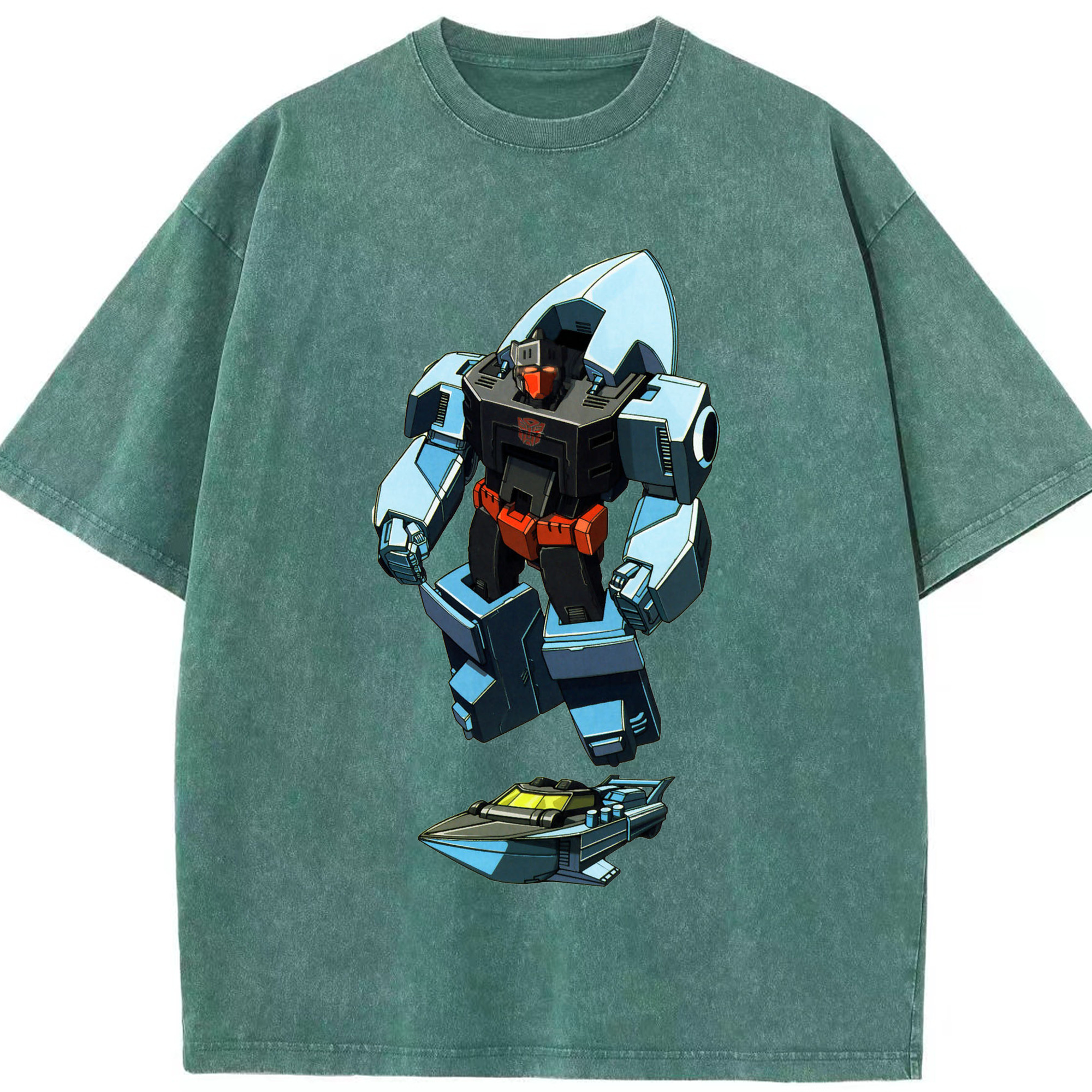 （画像用）  綿100% ヴィンテージ風 半袖Tシャツ（フロントプリント）